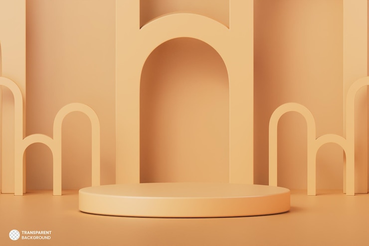 PSD gratuito podium di lusso per la presentazione di prodotti in 3d