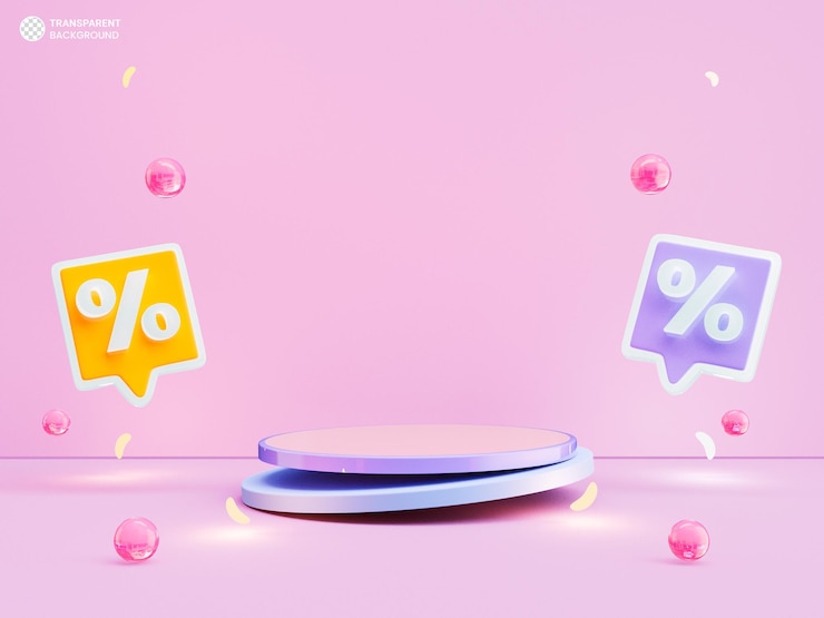 PSD gratuito podium di lusso per la presentazione di prodotti in 3d