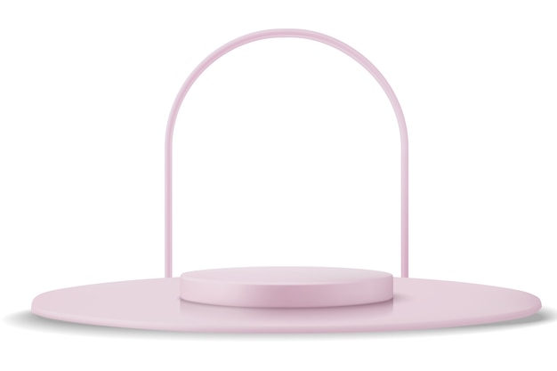 Podium in studio