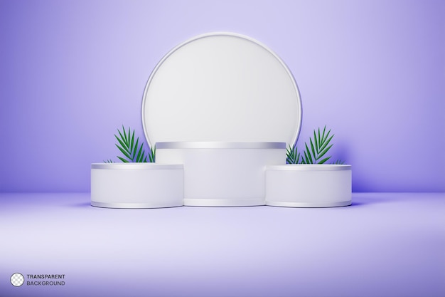 Podium de lujo para la presentación de productos en 3D