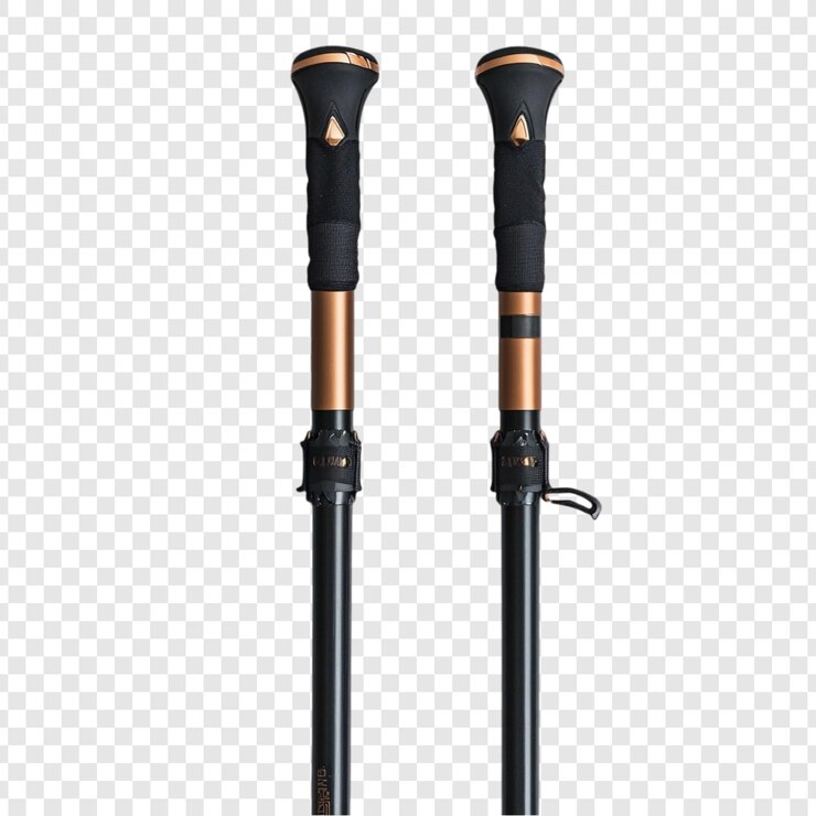 PSD gratuito polari da trekking di alta qualità in nero e rame equipaggiamento da trekking leggero e elegante