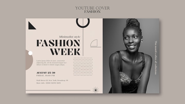 La portada de la colección de moda de YouTube.
