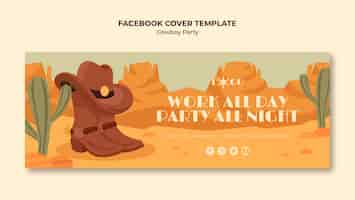 PSD gratuito portada de facebook de celebración de fiesta