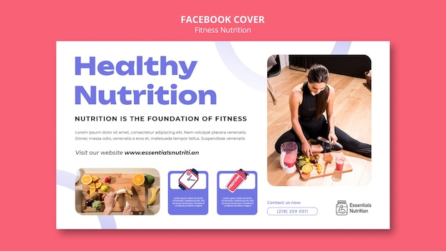 Portada de facebook de nutrición física