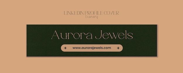 La portada del perfil de Linkedin para las joyas de la aurora
