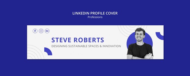 Portada del perfil de Linkedin: Steve Roberts - Diseño de espacios sostenibles y innovación