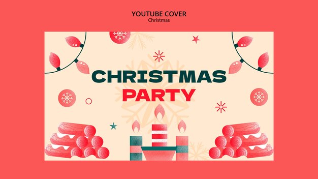 Portada de youtube de celebración navideña.