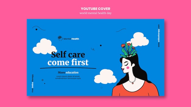 portada de youtube del día mundial de la salud mental