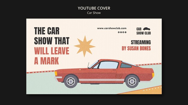 portada de youtube del show de autos