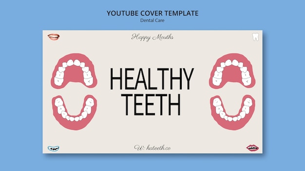 portada de youtube sobre cuidado dental