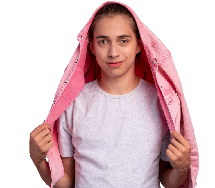 Gratis PSD portret van een geïsoleerde tiener