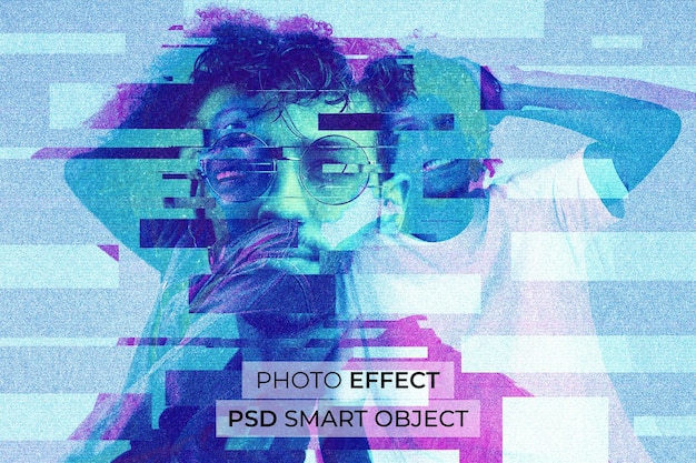 Portret van een persoon met dubbel belichtingseffect