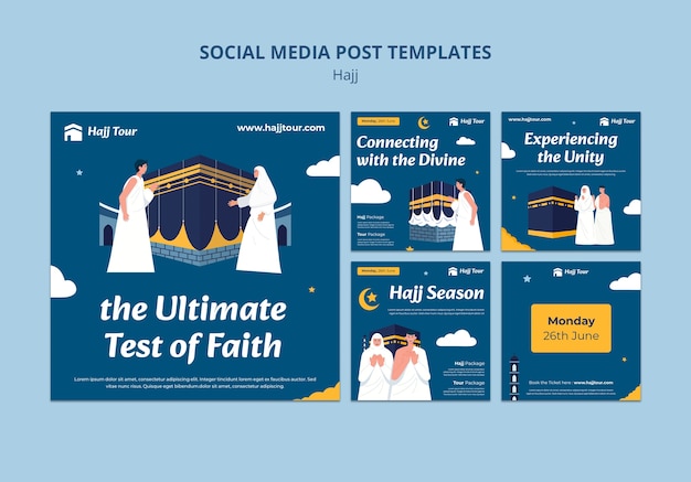 Post di Instagram della stagione dell'Hajj