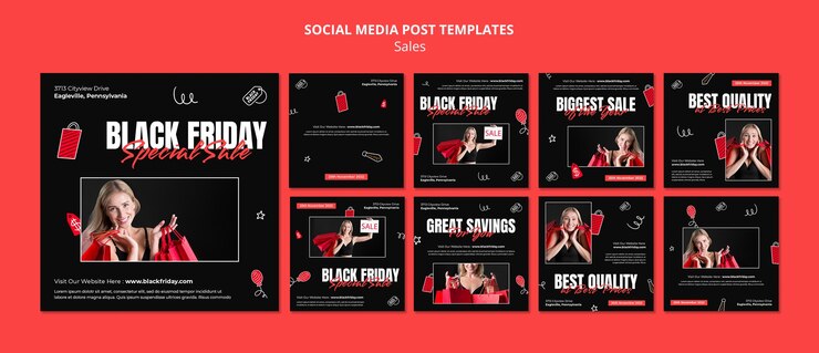PSD gratuito post di instagram di vendita speciale disegnati a mano