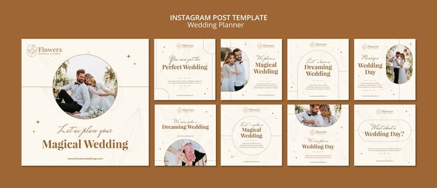 Post di instagram di wedding planner