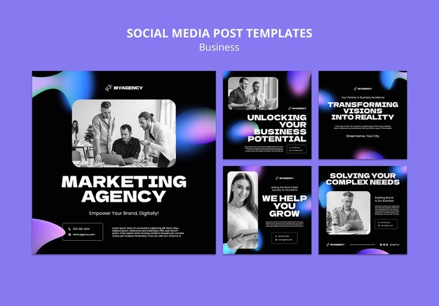 Post di strategia aziendale su Instagram