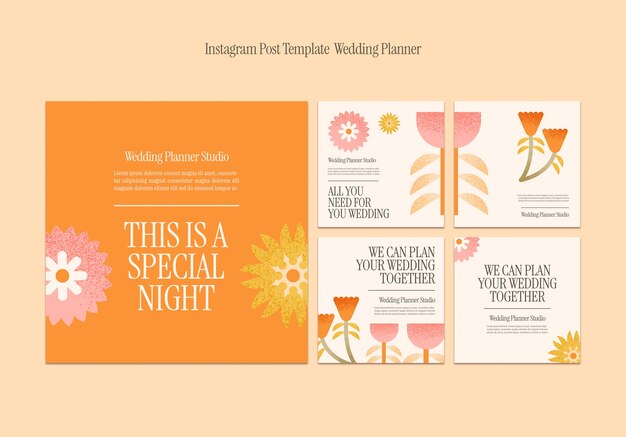 Post di wedding planner su Instagram