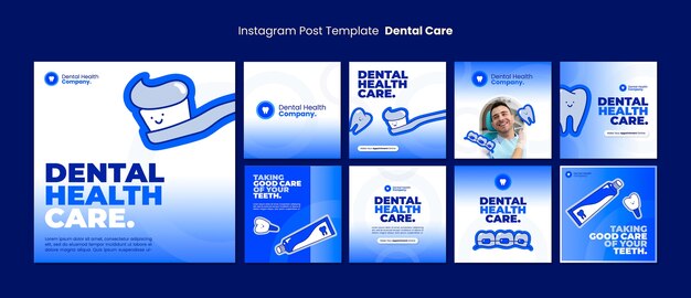 Post instagram per cure odontoiatriche