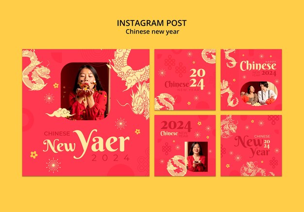 Post su Instagram per la celebrazione del capodanno cinese