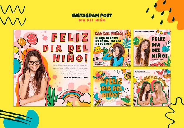 Post su Instagram per la celebrazione del Dia del Nino