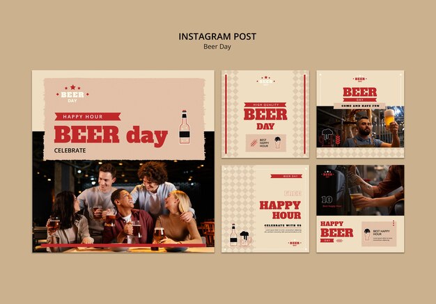 Post su Instagram per la celebrazione del giorno della birra