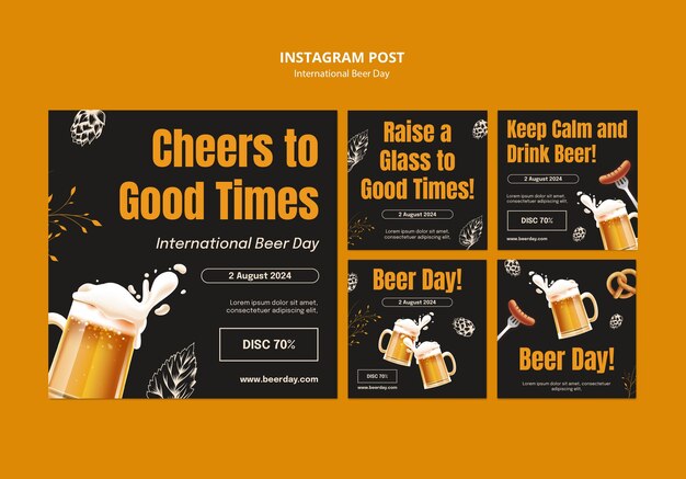 Post su Instagram per la celebrazione della Giornata Internazionale della Birra
