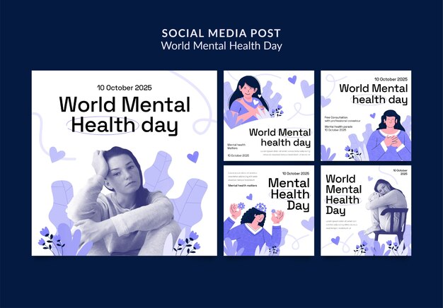 Post su Instagram per la Giornata Mondiale della Salute Mentale