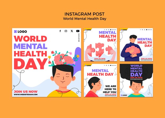 Post su Instagram per la Giornata Mondiale della Salute Mentale