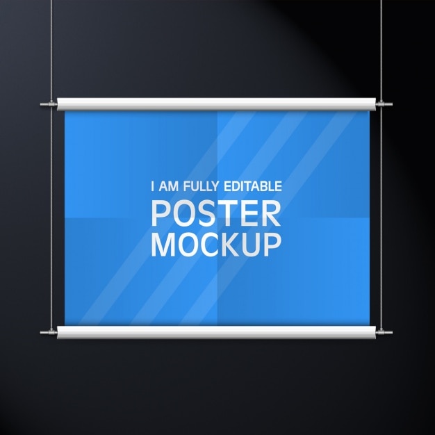 Poster mock up design