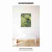 Gratis PSD poster mockup