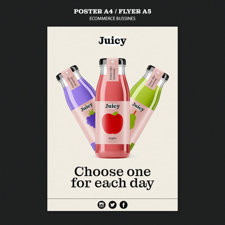 Gratis PSD postersjabloon voor e-commercezaken