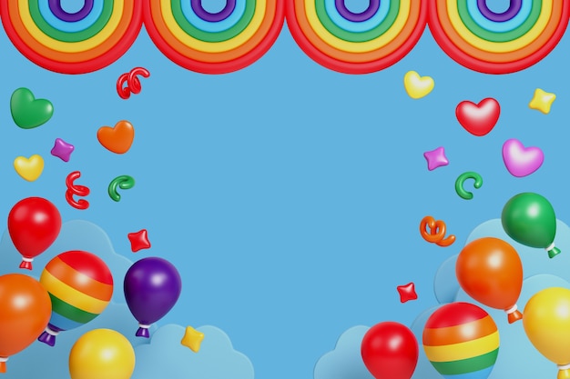 Pride maand verkoop achtergrond