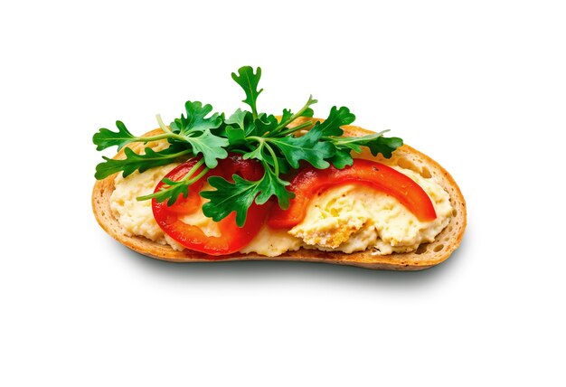 Un primer plano del apetitoso sándwich italiano