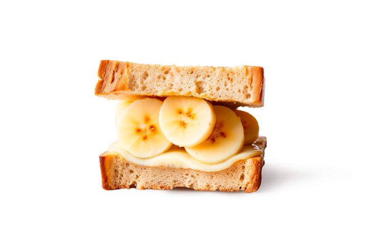 PSD gratuito un primer plano del apetitoso sándwich de mantequilla de maní