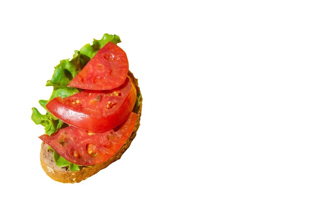 Primer plano de un delicioso sándwich