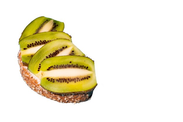 Primer plano de un delicioso sándwich