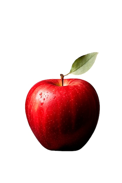 Un primer plano de una manzana deliciosa y madura