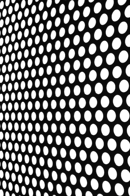 Primer plano sobre lámina microperforada
