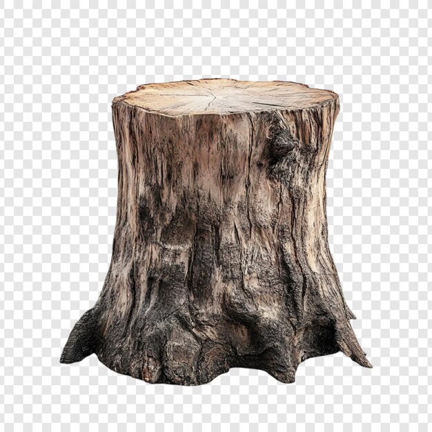 Primer plano de un tronco de árbol desgastado que muestra su textura áspera y detalles intrincados Un elemento rústico y natural ideal para proyectos de diseño