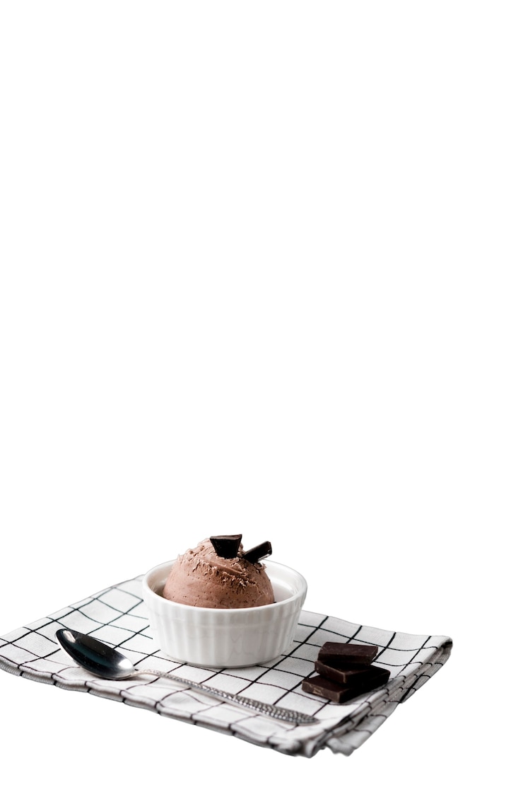 PSD gratuito primo piano su un delizioso gelato