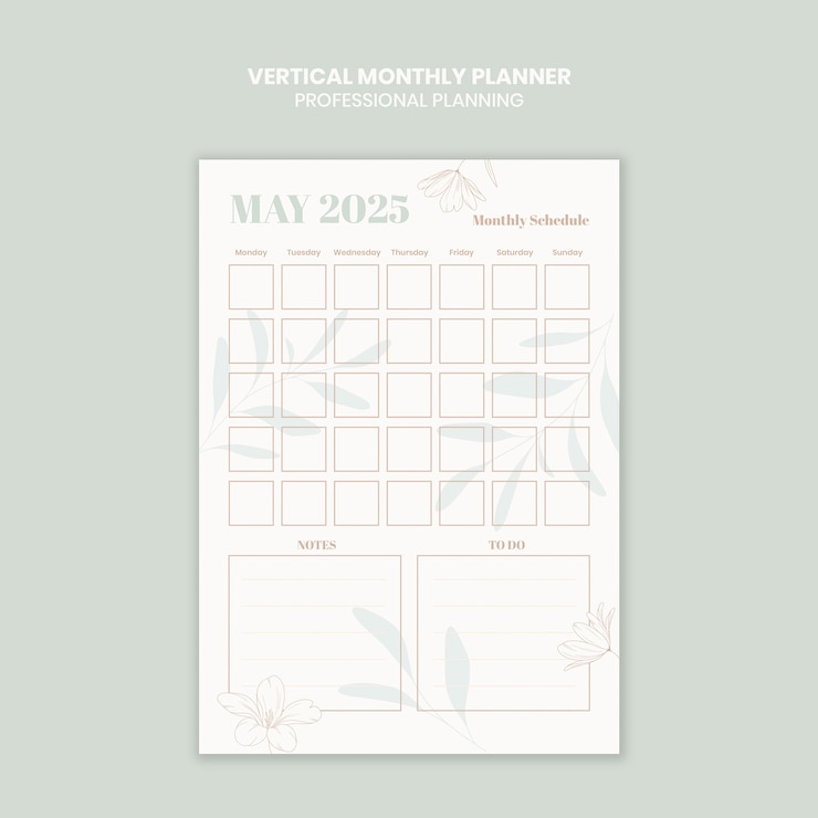 Gratis PSD professioneel ontwerp van planningssjabloon