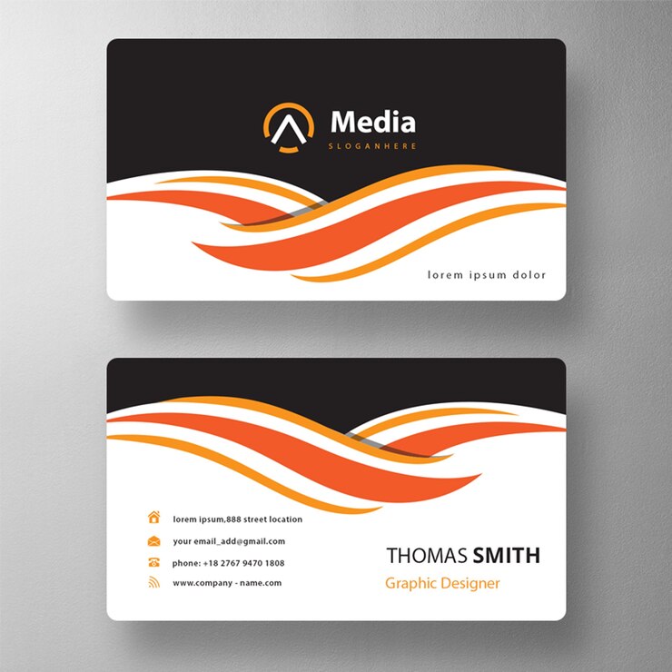 Gratis PSD professioneel visitekaartje mockup