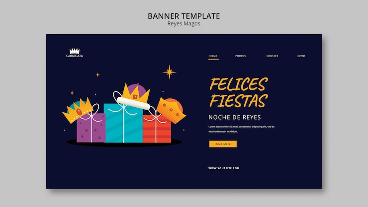 PSD gratuito progettazione del modello del giorno dell'epifania