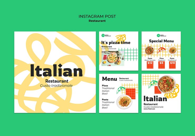 PSD gratuito progettazione del modello del ristorante