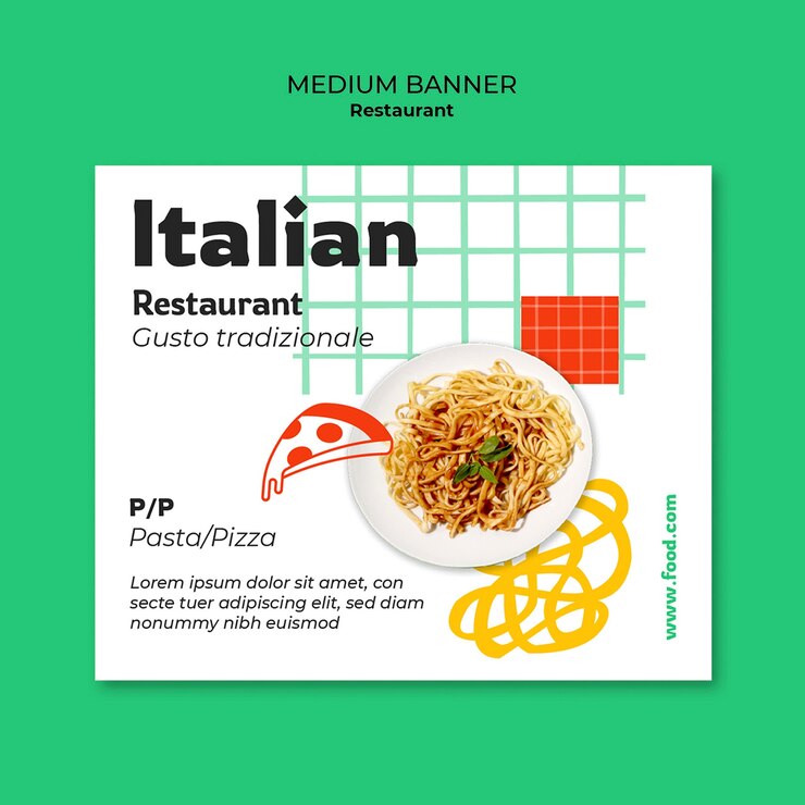 PSD gratuito progettazione del modello del ristorante