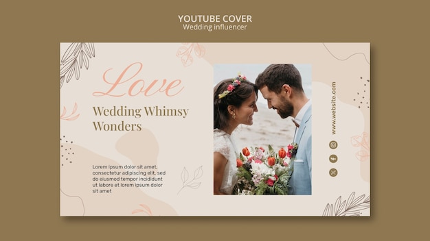 Progettazione del modello dell'influencer del matrimonio