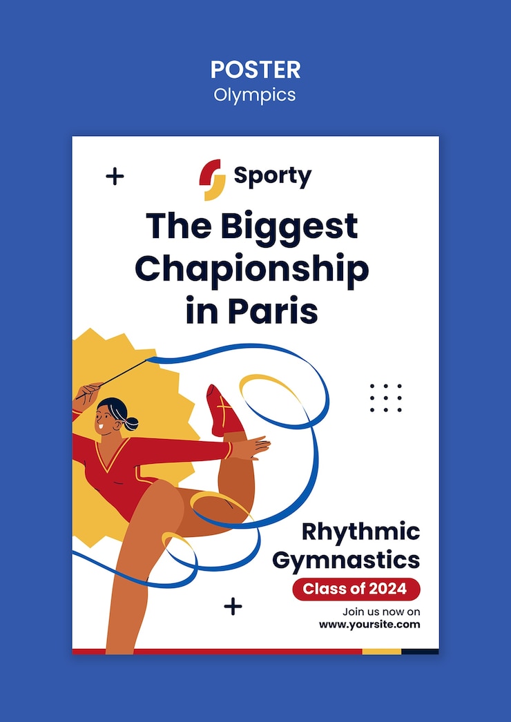 PSD gratuito progettazione del modello delle olimpiadi