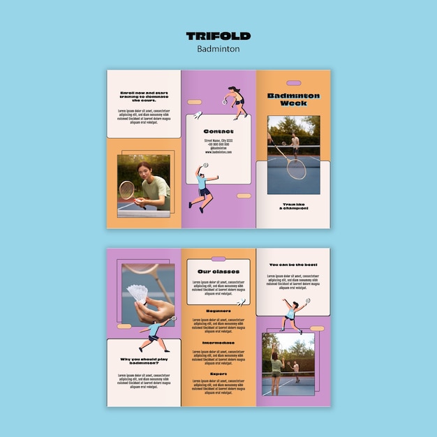 Progettazione del modello di badminton