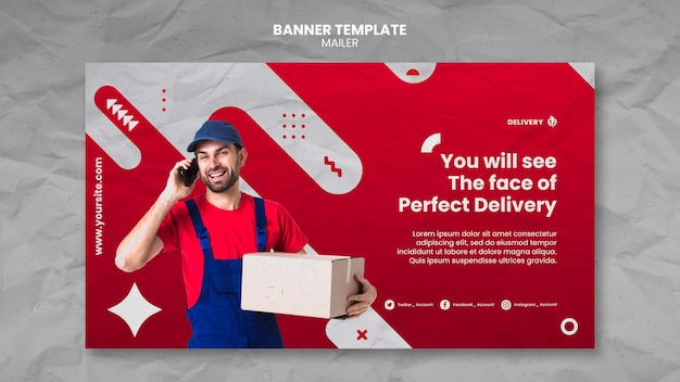 Progettazione del modello di banner per posta