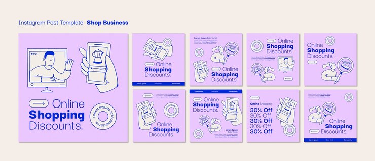 PSD gratuito progettazione del modello di business del negozio
